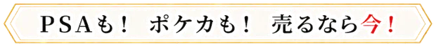 PSAも！ポケカも！売るなら今！